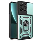 For Honor X6b 4G Sliding Camera Cover Design TPU+PC Phone Case(Green) - 1