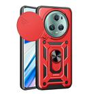 For Honor Magic5 Pro Sliding Camera Cover Design TPU+PC Phone Case(Red) - 1