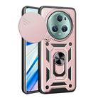 For Honor Magic5 Pro Sliding Camera Cover Design TPU+PC Phone Case(Rose Gold) - 1