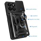 For  Honor 200 Smart Sliding Camera Cover Design TPU+PC Phone Case(Blue) - 3