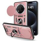 For Honor X60 Pro / X9c Sliding Camera Cover Design TPU+PC Phone Case(Rose Gold) - 1