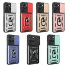 For Honor X8c 4G Sliding Camera Cover Design TPU+PC Phone Case(Silver) - 2