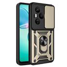 For Honor 400 Pro Global 160.8mm Sliding Camera Cover Design TPU+PC Phone Case(Gold) - 1