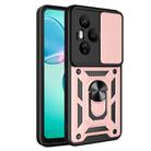 For Honor 400 Pro Global 160.8mm Sliding Camera Cover Design TPU+PC Phone Case(Rose Gold) - 1