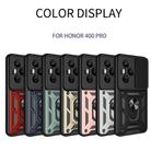 For Honor 400 Pro Global 160.8mm Sliding Camera Cover Design TPU+PC Phone Case(Rose Gold) - 2