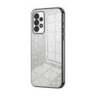 For Samsung Galaxy A13 4G Gradient Glitter Powder Electroplated Phone Case(Black) - 1