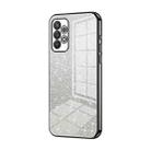 For Samsung Galaxy A32 4G Gradient Glitter Powder Electroplated Phone Case(Black) - 1