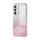 For Samsung Galaxy A54 5G Gradient Glitter Powder Electroplated Phone Case(Pink) - 1