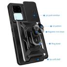 For vivo V30 / V30 Pro Sliding Camera Cover Design TPU+PC Phone Case(Blue) - 3