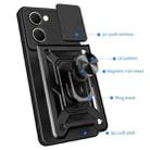 For vivo Y03 Sliding Camera Cover Design TPU+PC Phone Case(Green) - 3