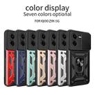 For vivo iQOO Z9x Sliding Camera Cover Design TPU+PC Phone Case(Black) - 2