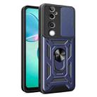 For vivo V40 / V40 Pro / S19 Pro Sliding Camera Cover Design TPU+PC Phone Case(Blue) - 1