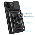 For vivo iQOO Z7 Pro 5G Global Sliding Camera Cover Design TPU+PC Phone Case(Black) - 3