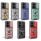 For vivo T1 Pro Sliding Camera Cover Design TPU+PC Phone Case(Black) - 2