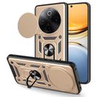 For vivo Y300 Pro Global Sliding Camera Cover Design TPU+PC Phone Case(Gold) - 1
