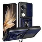 For vivo S20 Pro / T4 Ultra 5G Sliding Camera Cover Design TPU+PC Phone Case(Blue) - 1