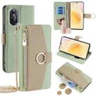 For Huawei nova 8 Crossbody Litchi Texture Leather Phone Case(Green) - 1