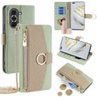 For Huawei nova 10 Pro Crossbody Litchi Texture Leather Phone Case(Green) - 1