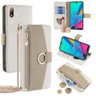 For Huawei Y5 2019 / Honor 8S Crossbody Litchi Texture Leather Phone Case(White) - 1