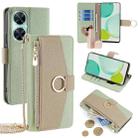 For Huawei Enjoy 60 Pro/Nova 11i/Maimang 20 Crossbody Litchi Texture Leather Phone Case(Green) - 1