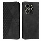 For Tecno Spark Go 2024 / POP 8 Diamond Splicing Skin Feel Magnetic Leather Phone Case(Black) - 1