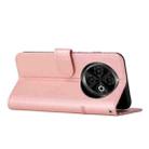 For Tecno Spark 30C Stitching Calf Texture Buckle Leather Phone Case(Rose Gold) - 3