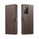 For Samsung Galaxy Note 20 LC.IMEEKE Calf Texture Horizontal Flip Leather Case, with Holder & Card Slots & Wallet(Brown) - 1