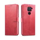 For Xiaomi Redmi Note 9 LC.IMEEKE Calf Texture Horizontal Flip Leather Case, with Holder & Card Slots & Wallet(Red) - 1