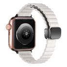 For Apple Watch Series 7 41mm Water Ripple Magnetic Folding Buckle Watch Band, Style: Thin Version(Starlight Color) - 1