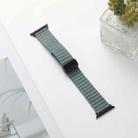 For Apple Watch SE 44mm Water Ripple Magnetic Folding Buckle Watch Band, Style: Bold Version(Denim Blue) - 2