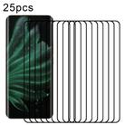 For Realme P2 Pro 25pcs 3D Curved Edge Full Screen Tempered Glass Film - 1