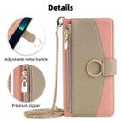 For Sharp Aquos Sense7 Plus Crossbody Litchi Texture Leather Phone Case(Pink) - 2