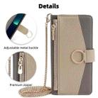 For Sharp Aquos wish4 Crossbody Litchi Texture Leather Phone Case(Grey) - 2