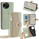 For Sharp Aquos R10 Crossbody Litchi Texture Leather Phone Case(Green) - 1