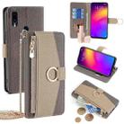 For Meizu Note 9 Crossbody Litchi Texture Leather Phone Case(Grey) - 1