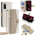 For Rakuten Big S Crossbody Litchi Texture Leather Phone Case(White) - 1