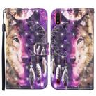 For Samsung Galaxy A01 Colored Drawing Pattern Horizontal Flip Leather Case with Holder & Card Slots & Wallet(Wind Chime Wolf) - 1