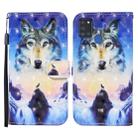 For Samsung Galaxy A21s Colored Drawing Pattern Horizontal Flip Leather Case with Holder & Card Slots & Wallet(Sunrise Wolf) - 1