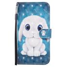 For Samsung Galaxy A40 Colored Drawing Pattern Horizontal Flip Leather Case with Holder & Card Slots & Wallet(Rabbit) - 2