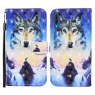 For Samsung Galaxy A70 Colored Drawing Pattern Horizontal Flip Leather Case with Holder & Card Slots & Wallet(Sunrise Wolf) - 1