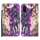 For Samsung Galaxy S20 Colored Drawing Pattern Horizontal Flip Leather Case with Holder & Card Slots & Wallet(Wind Chime Wolf) - 1