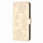 For Xiaomi Redmi Note 8 Pro Four-leaf Embossed Leather Phone Case(Gold) - 2