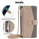 For Fujitsu Arrows We2 Crossbody Litchi Texture Leather Phone Case(Grey) - 2