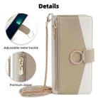 For TCL 403 Crossbody Litchi Texture Leather Phone Case(White) - 2