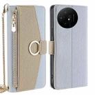 For TCL 50 XL Crossbody Litchi Texture Leather Phone Case(Blue) - 1