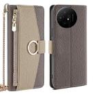 For TCL 50 XL Crossbody Litchi Texture Leather Phone Case(Grey) - 1