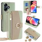 For Infinix Hot 30 4G Crossbody Litchi Texture Leather Phone Case(Green) - 1