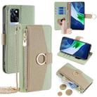 For Infinix Note 10 Pro Crossbody Litchi Texture Leather Phone Case(Green) - 1