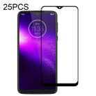 For Motorola One Macro 25 PCS Full Glue Full Screen Tempered Glass Film - 1