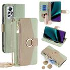 For Infinix Note 11 Pro Crossbody Litchi Texture Leather Phone Case(Green) - 1